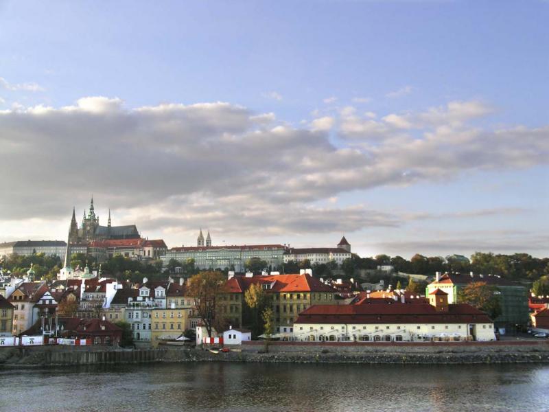 view from Charles bridge  Prague - Prague castle ©2004 Martin Oretsky